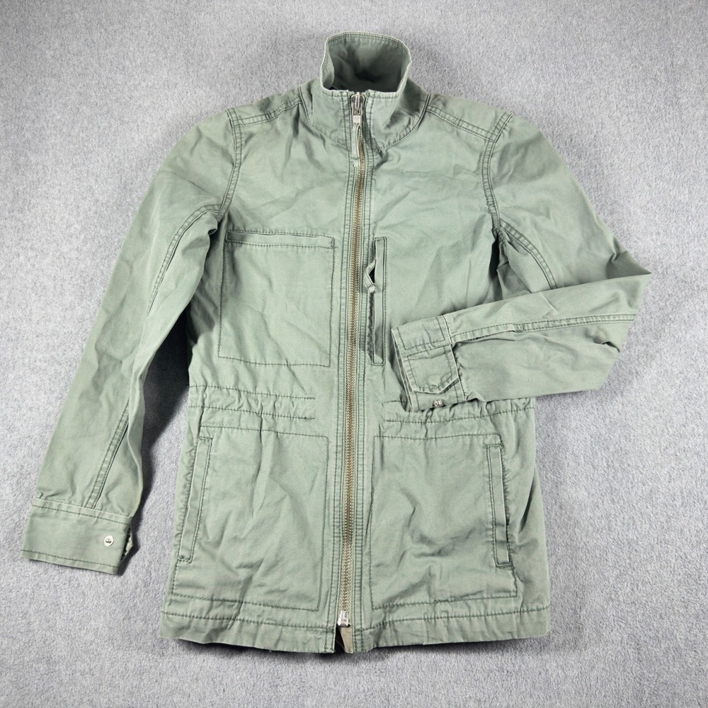 Madewell Green‎ Utility Field Jacket Women's XS Extra Small Olive Army